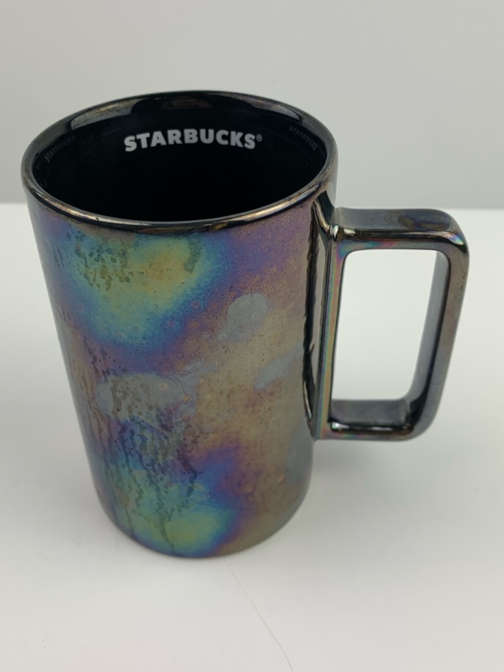 Starbucks Holiday 2020 Iridescent Rainbow Ceramic Mug 12 fl oz